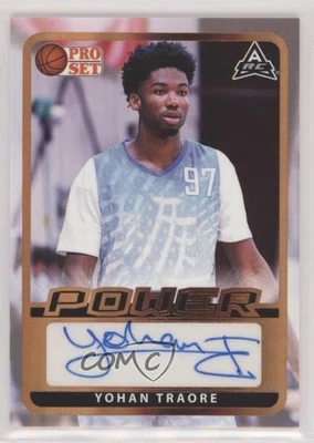 2021-22 Leaf Pro Set Power Base Auto Yohan Traore #BA-YT1 Auto - Image 1 of 2