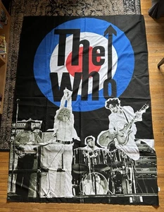 THE WHO TAPIZ DE PARED Banda Concierto Pete Townshend Colgante Banner Póster 7' por 5' - Imagen 1 de 3