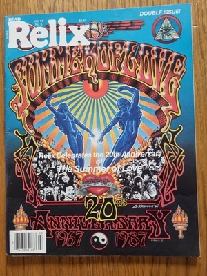 Relix Magazine 20th Anniversary Double Issue 1987 - The Summer Of Love - Image 1 of 4
