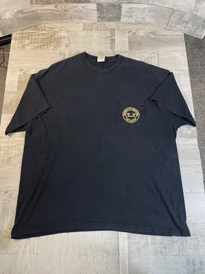 Church Of Choppers Hombre’s 2XL Negro Bolsillo Camiseta Motociclista Motocicleta Mecánico Foto 1 de 4