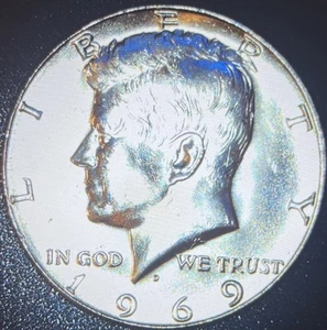 1969-D Kennedy Half Dollar - Picture 1 of 2