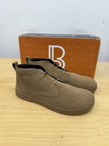 Birchbury Carnforth Barefoot Chuka Boots Mens Size 13 Tan Suede In Box! - Picture 1 of 8