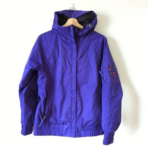 686 Womens Mannual Honor Insulated Jacket Purple Snowboard Ski Medium Winter EUC - Picture 1 of 11