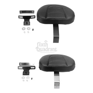 Adjustable Driver Rider Backrest For Harley Fat Boy FLSTF Heritage Softail FLSTC - Picture 1 of 21