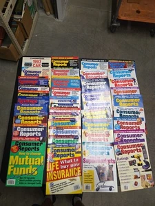 Lot of (41) Vintage Consumer Reports  Magazines (1990s) Technology, Health, Auto - Picture 1 of 15