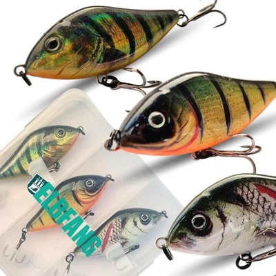 ✅ELBFANG Jerkbait Set - 3 Stück / 60mm / 13g / Hecht Köder Wobbler   - Bild 1 von 4