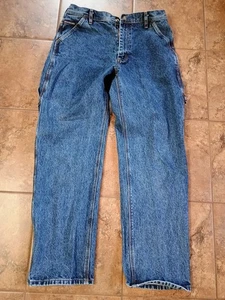 Pantalones de mezclilla de carpintero Us Polo Assn azul lavado claro para hombre  - Imagen 1 de 6