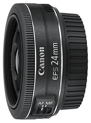Canon SLR Camera Lens EF-S 24mm f/2.8 STM EF-S2428STM F/S w/Tracking# Japan New - Image 1 of 4