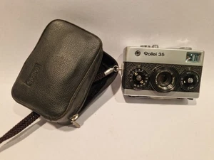 FOTOCAMERA D3-BG ROLLEI 35 FOTOCAMERA PICCOLO FORMATO SINGAPORE ZEISS N. 56/2770 PEZZO DA COLLEZIONE - Foto 1 di 7