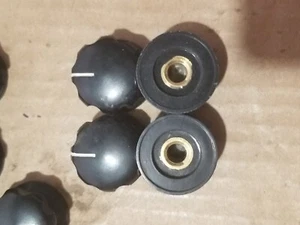 4 - Instrument / Mixer / Amp Skirted 1" Knob – 1/4" ID – Insert w/ Set Screws - Picture 1 of 1