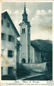 sl 057 1938 Idria Idrja (Slovenia) Chiesa S.Trinità Viaggiata - Formato piccolo - Bild 1 von 1