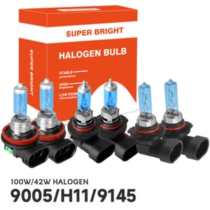 4200K 6x Headlight Fog Light Bulbs For Dodge RAM 1500 2500 3500 2013 2014 2015 - Picture 1 of 16