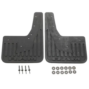 KIT PROTECTOR CONTRA SALPICADURAS PLANO GOMA TRASERA RAM 1500 19-26 NUEVO GENUINO MOPAR 82216216AA - Imagen 1 de 3