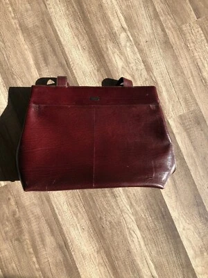 Cartera de cuero Oroton cereza Foto 1 de 4