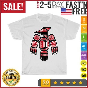 Haida Woodpecker American Indian Native America Indigenous T Shirt Men Women NEW - Picture 1 of 9