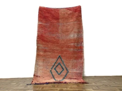 Vintage Runner Rug,Handmade Hallway,Living Room Rug,Contemporary Area,4x7 ft - Image 1 of 4