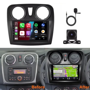 For Dacia Sandero Logan MK2 12-20 Android 14 Apple Carplay Radio Stereo Headunit - Picture 1 of 17