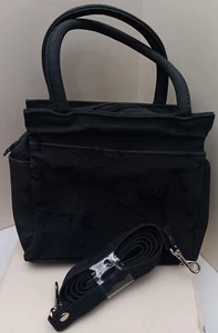 Chateau Dark Gray Faux Leather Crossbody Handbag Purse - Picture 1 of 11