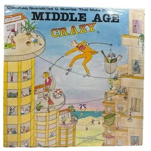 MIDDLE AGE CRAZY Game with Mood Sticker Stress Test NOS 1985 Factory Sealed NEW! - Picture 1 of 13