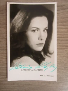 Tarjeta de autógrafo original firmada a mano de Katharina Mayberg / T12 - Imagen 1 de 2