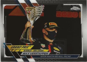 2021 Topps Chrome F1 Formula Max Verstappen #154 Red Bull Racing Abu Dhabi - Picture 1 of 1
