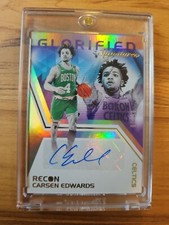 2020-21 Panini Recon Glorified Signatures Gold /10 Carsen Edwards #GS-CEW Auto