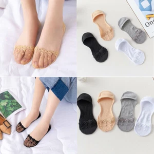 Women's Socks Lace Waist-Tight Cotton Summer New Socks Women's Ankle Invisible - Picture 1 of 17