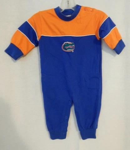 Geniune Stuff Collegiate ~ Florida Gators One Piece Sleeper * Size 3 - 6 mo Cover