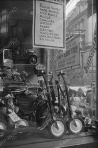 Scooters & Toys In Window Display Professional Photo Lab Reprint - Picture 1 of 1