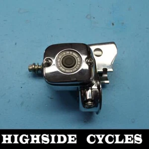 1445 04 CILINDRO MAESTRO FRENO DELANTERO CROMADO HARLEY-DAVIDSON ELECTRA GLIDE 11/16 - Imagen 1 de 7
