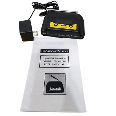 Broadcast Vision BVE FM Wireless Transmitter FM-3001W  - Image 1 of 4
