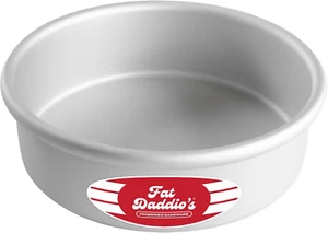PRD-72 round Cake Pan 7 X 2 Inch Silver - Picture 1 of 12
