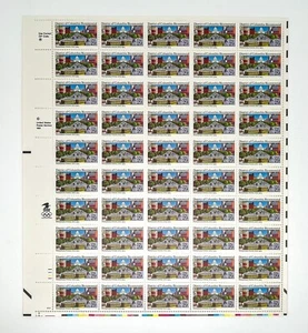 US SCOTT #2561 DISTRICT OF COLUMBIA BICENTENNIAL 29c BLATT MIT 50 BRIEFMARKEN - POSTFRISCH OG - Bild 1 von 3