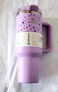 2024 STANLEY PURPLE w/ STARS TUMBLER 40oz - Picture 1 of 4