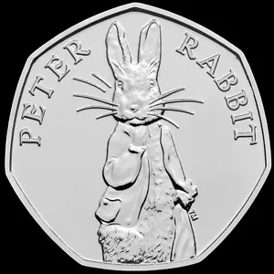 PETER RABBIT 2019 BEATRIX POTTER 50p Pence Coin BUNC PRE ORDER!!! - Picture 1 of 5