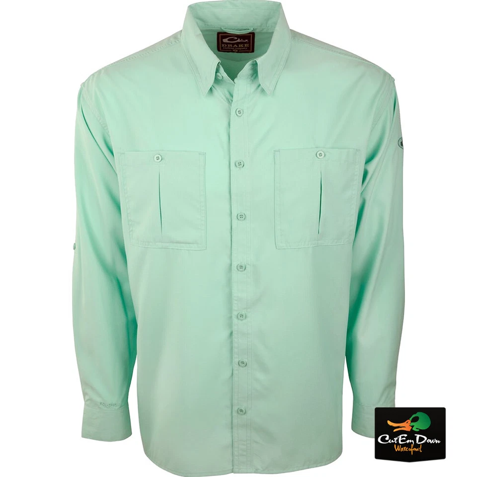 DRAKE WATERFOWL SYSTEMS FLYWEIGHT SHIRT WITH VENTED BACK LONG SLEEVE - Image 1 of 1