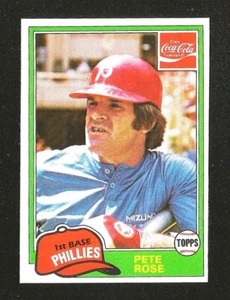 1981 Topps/Coca-Cola BASEBALL #8 PETE ROSE NRMINT PHILADELPHIA PHILLIES (SB1) - Picture 1 of 1