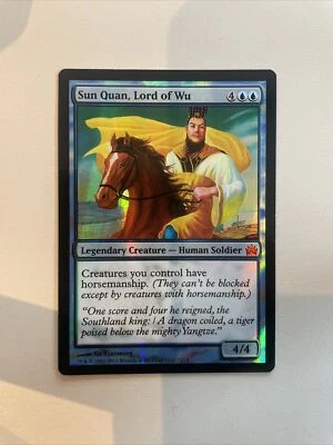 Sun Quan, Lord Of Wu - From The Vault Legends FOIL Excellent Magic MTG - Image 1 of 2