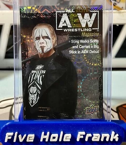 2021 Upper Deck AEW Sting Pyro AEW Magazine #81 - Picture 1 of 3