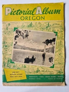Pictorial Album Oregon * 1950s Vintage Book Photographs Sports Highway Mountains - Picture 1 of 5