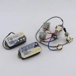 1 set Epiphone Traditional PRO Electric Guitar Alnico Humbucker Pickup Zebra - Picture 1 of 7