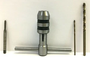 MODIFYING KIT TAP* T-HANDLE WRENCH* 1/8" BIT 1/16" BIT W/SCREWS AND WASHERS - Picture 1 of 8