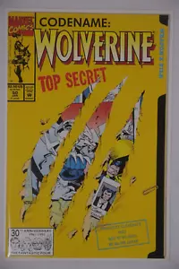 Wolverine #50 1992 Marvel Comic Die Cut Cover Codename: Top Secret - Bild 1 von 2