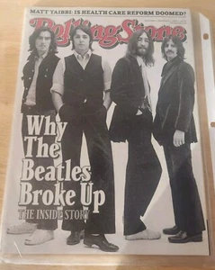 ROLLING STONE MAGAZINE Issue 1086,September 3, 2009 (WHY THE BEATLES BROKE UP). - Picture 1 of 4