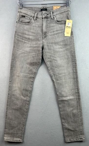 Polo Ralph Lauren Jeans 14/16 Big Boys Sullivan Slim Sadler Gray Wash Zip Fly - Picture 1 of 13