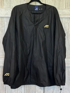 Mizuno Pullover Windbreaker Size XL 1/4  Snap Jacket Baseball Golf - Picture 1 of 7