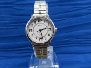 Reloj Timex Indiglo T2G161 Tono Plateado WR30 Resistente al Agua Batería Nueva - Imagen 1 de 15