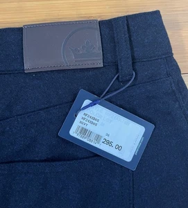 Peter Millar Pants Mens 36 Navy Blue Excursionist Flex Alpine 5 Pocket Wool NWT - Picture 1 of 8