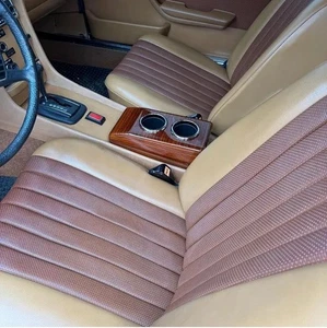 Ablagebox Mercedes W107 / R107 Holz Getränkehalter Mittelkonsole Zebrano - Picture 1 of 8