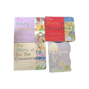 Lot of 4 Board Books Toddlers Christian Bedtime Stories Fun Kids Preschool Vg - Imagen 1 de 3
